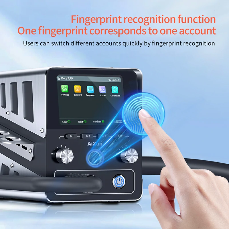 H314 1400W Smart Hot Air Rework Station Heating Intelligent Rework