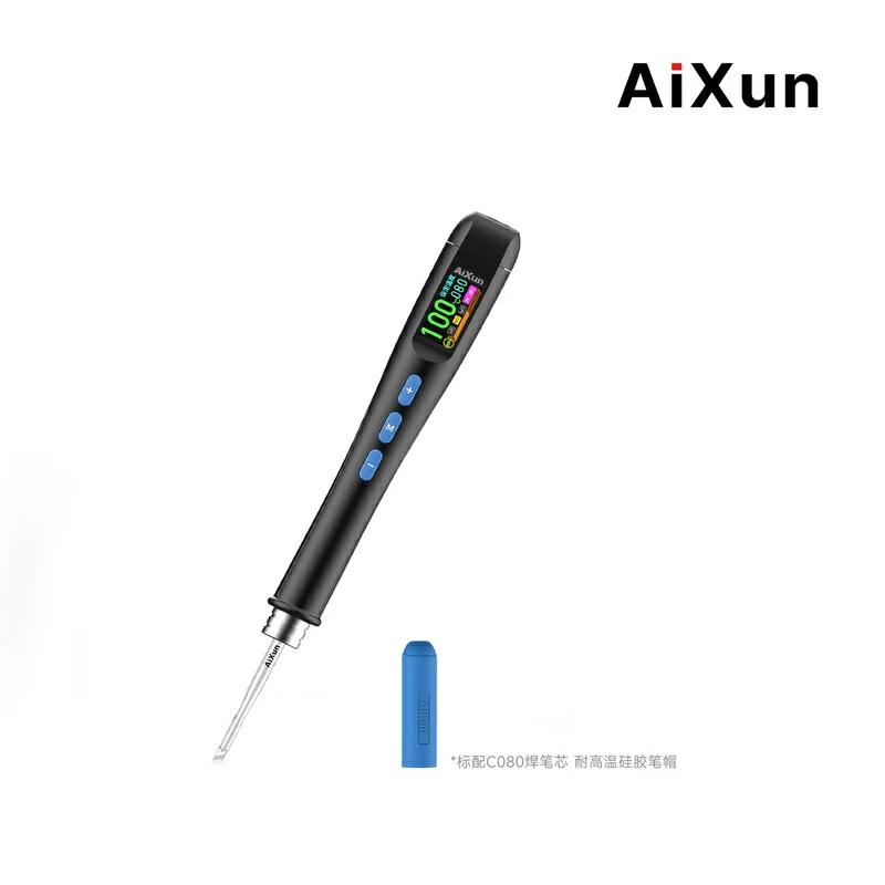 T208 mini便携式智能焊台LCD屏幕带按键焊笔