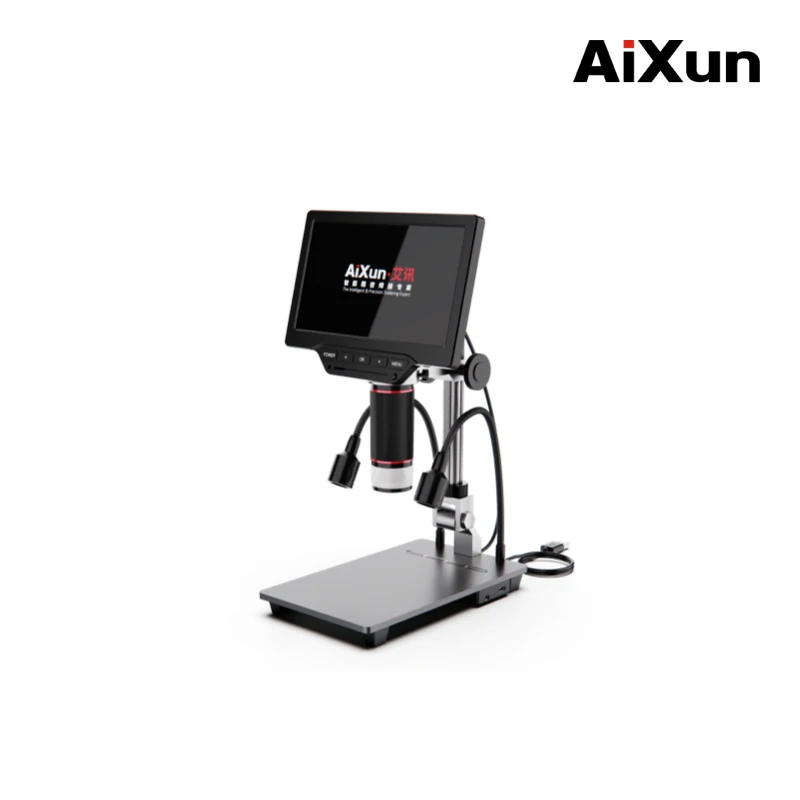 7 Inch HD Large Screen Digital Industrial Microscope for BGA  Rework Soldering